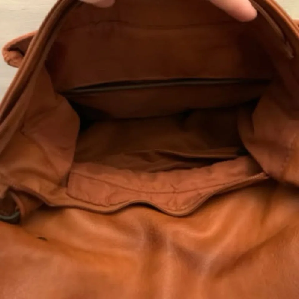 ChillX Brown Faux Leather‎ Hobo Shoulder Bag Purse Good Condition